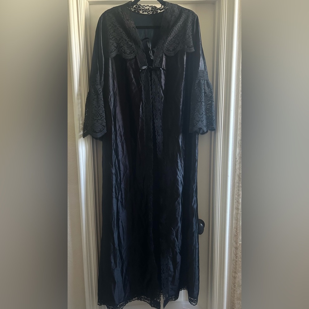 Vintage Satin Robe